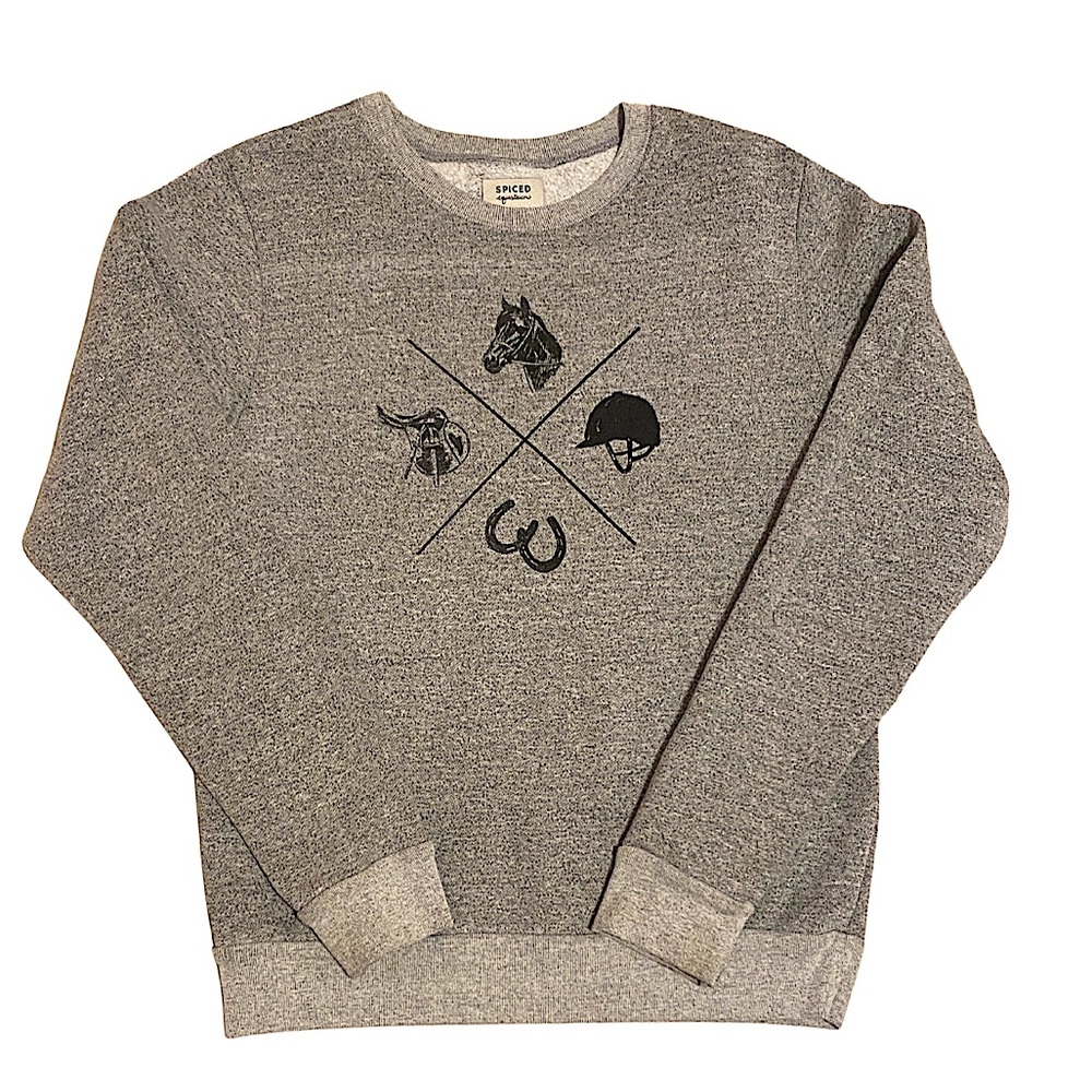 Gray Graphic Sweatshirt